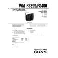 SONY WM-FS399 Service Manual SONY WM-FS399 Service Manual
