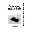 PANASONIC WJ-TTL5 Owners Manual PANASONIC WJ-TTL5 Owners Manual