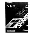 ROLAND VA-3 Owners Manual ROLAND VA-3 Owners Manual