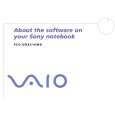 SONY PCG-GRX516MD VAIO Software Manual SONY PCG-GRX516MD VAIO Software Manual