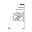 JUNO-ELECTROLUX JEB870S Owners Manual JUNO-ELECTROLUX JEB870S Owners Manual