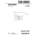 SONY TCM200DV Service Manual SONY TCM200DV Service Manual
