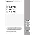 PIONEER DV-275-S/KCXCN Owners Manual PIONEER DV-275-S/KCXCN Owners Manual