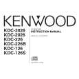KENWOOD KDC-3026 Owners Manual KENWOOD KDC-3026 Owners Manual