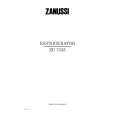 ZANUSSI ZU7155 Owners Manual ZANUSSI ZU7155 Owners Manual