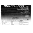 YAMAHA CDX-900 Owners Manual YAMAHA CDX-900 Owners Manual