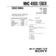 SONY MHC-4900 Service Manual SONY MHC-4900 Service Manual