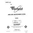 WHIRLPOOL MW3601XW1 Parts Catalog WHIRLPOOL MW3601XW1 Parts Catalog