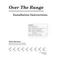 WHIRLPOOL AMV1162AAW Installation Manual WHIRLPOOL AMV1162AAW Installation Manual