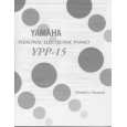 YAMAHA YPP-15 Owners Manual YAMAHA YPP-15 Owners Manual