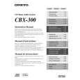 ONKYO CBX-300 Owners Manual ONKYO CBX-300 Owners Manual