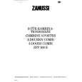 ZANUSSI ZFF303E Owners Manual ZANUSSI ZFF303E Owners Manual