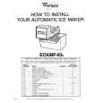 WHIRLPOOL ECKMF831 Installation Manual WHIRLPOOL ECKMF831 Installation Manual