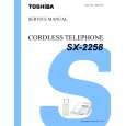 TOSHIBA SX2258 Service Manual TOSHIBA SX2258 Service Manual