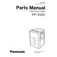 PANASONIC FP-2080 Parts Catalog PANASONIC FP-2080 Parts Catalog