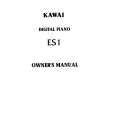 KAWAI ES1 Owners Manual KAWAI ES1 Owners Manual
