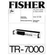 FISHER TR-7000 Owners Manual FISHER TR-7000 Owners Manual