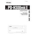 TEAC PDH300MK2 Owners Manual TEAC PDH300MK2 Owners Manual