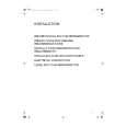 WHIRLPOOL CFS 810 W Installation Manual WHIRLPOOL CFS 810 W Installation Manual