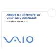 SONY PCG-SR31K VAIO Software Manual SONY PCG-SR31K VAIO Software Manual