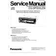 PANASONIC CQDPG55LE Service Manual PANASONIC CQDPG55LE Service Manual