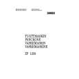 ZANUSSI ZF1250 Owners Manual ZANUSSI ZF1250 Owners Manual