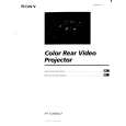 SONY KP-53XBR4CT Owners Manual SONY KP-53XBR4CT Owners Manual