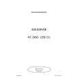 ATLAS-ELECTROLUX KC2450 Owners Manual ATLAS-ELECTROLUX KC2450 Owners Manual