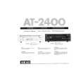 AKAI AT-2400 Owners Manual AKAI AT-2400 Owners Manual