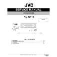 JVC KD-G118 for AC Service Manual JVC KD-G118 for AC Service Manual
