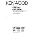 KENWOOD DVR7000 Owners Manual KENWOOD DVR7000 Owners Manual