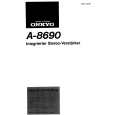 ONKYO A8690 Owners Manual ONKYO A8690 Owners Manual
