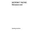 AEG Micromat 745 D Owners Manual AEG Micromat 745 D Owners Manual