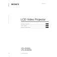 SONY VPL-W400Q Owners Manual SONY VPL-W400Q Owners Manual