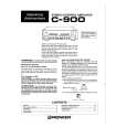PIONEER C-900 Owners Manual PIONEER C-900 Owners Manual