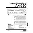 YAMAHA AX630 Service Manual YAMAHA AX630 Service Manual