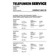 TELEFUNKEN COMPACT 2000CD Service Manual TELEFUNKEN COMPACT 2000CD Service Manual