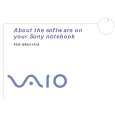 SONY PCG-SRX51P/A VAIO Software Manual SONY PCG-SRX51P/A VAIO Software Manual