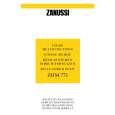 ZANUSSI ZHM773N Owners Manual ZANUSSI ZHM773N Owners Manual