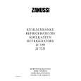 ZANUSSI ZI7195 Owners Manual ZANUSSI ZI7195 Owners Manual