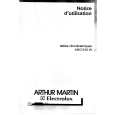 ARTHUR MARTIN ELECTROLUX AHO610W Owners Manual ARTHUR MARTIN ELECTROLUX AHO610W Owners Manual