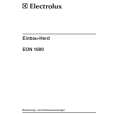 ELECTROLUX EON1600B Owners Manual ELECTROLUX EON1600B Owners Manual