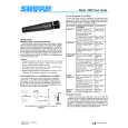 SHURE SM57 Owners Manual SHURE SM57 Owners Manual