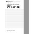 PIONEER VSXC100 Owners Manual PIONEER VSXC100 Owners Manual