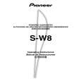 PIONEER S-W8 Owners Manual PIONEER S-W8 Owners Manual
