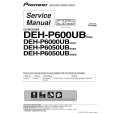 PIONEER DEH-P600UB/XN/UC Service Manual PIONEER DEH-P600UB/XN/UC Service Manual
