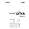 ROLAND SC-33 Owners Manual ROLAND SC-33 Owners Manual