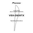 PIONEER VSX-D939TX/HL Owners Manual PIONEER VSX-D939TX/HL Owners Manual