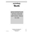 PRIVILEG 872.979 0 Owners Manual PRIVILEG 872.979 0 Owners Manual