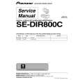 PIONEER SEDIR800C Service Manual PIONEER SEDIR800C Service Manual